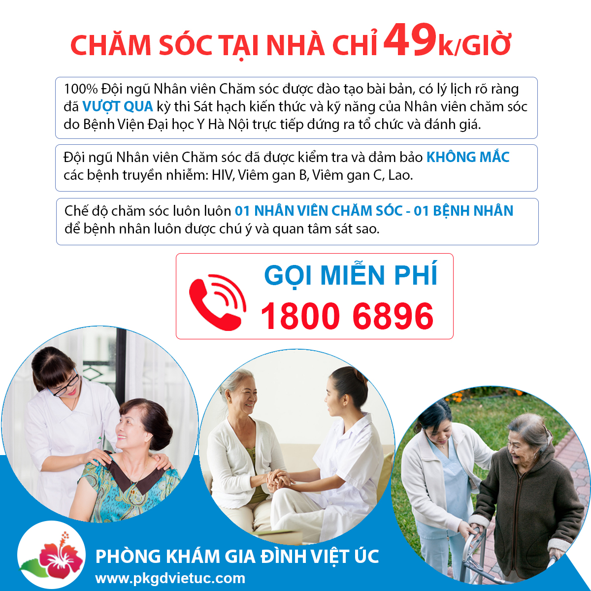 Dịch vụ chăm sóc tại nhà tại Việt Úc