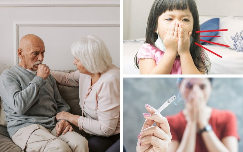 Các đối tượng có nguy cơ cao mắc bệnh viêm phế quản