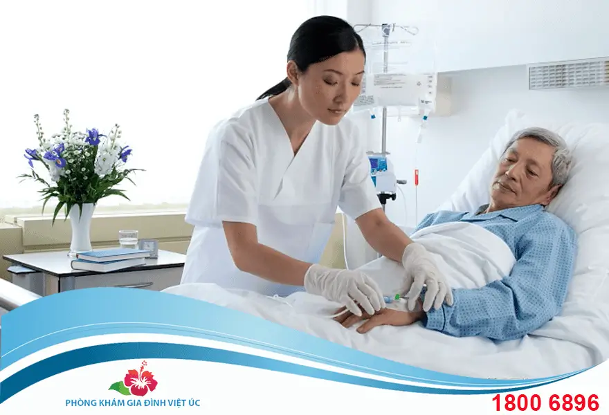 Phòng khám gia đình Việt Úc cung cấp dịch vụ truyền nước biển tại nhà uy tín
